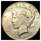 1927-S Silver Peace Dollar ABOUT UNCIRCULATED