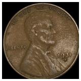 1931-S Lincoln Wheat Cent NEARLY UNCIRCULATED
