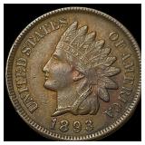 1893 Indian Head Cent CLOSELY UNCIRCULATED