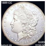 1889-CC Morgan Silver Dollar GEM BU PL