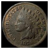 1870 Indian Head Cent NICELY CIRCULATED