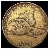 1857 Flying Eagle Cent CLOSELY UNCIRCULATED