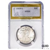 1929-S Walking Liberty Half Dollar PGA MS64
