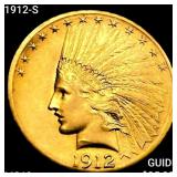 1912-S $10 Gold Eagle CHOICE BU