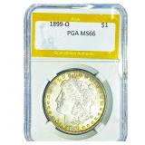 1899-O Morgan Silver Dollar PGA MS66
