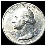 1932-S Silver Washington Quarter CLOSELY UNCIRCULA