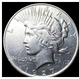 1927 Silver Peace Dollar CHOICE AU