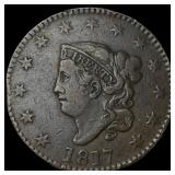 1817 Copper Large Cent NEARLY UNCIRCULATED