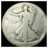 1917-S Silver Walking Liberty Half Dollar  NICELY