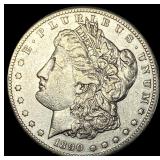 1890-CC Silver Morgan Dollar NEARLY  UNCIRCULATED