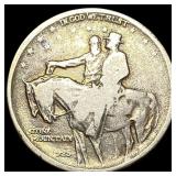 1925 Silver Stone Mountain Half Dollar NICELY  CI