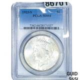 1923-S Silver Peace Dollar PCGS MS64