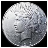 1927 Peace Silver Dollar CLOSELY UNCIRCULATED