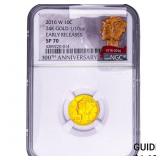 2016-W 1/10oz 10C Mercury NGC SP70 Early Releases