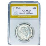 1946 Booker T Half Dollar PGA MS67