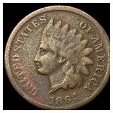 1864 Indian Head Cent LIGHTLY CIRCULATED