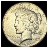 1927 Peace Silver Dollar CLOSELY UNCIRCULATED