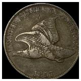 1857 Flying Eagle Cent NEARLY UNCIRCULATED