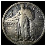 1918-D Standing Liberty Quarter LIGHTLY  CIRCULAT