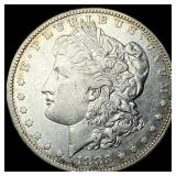 1883-S Silver Morgan Dollar CHOICE AU