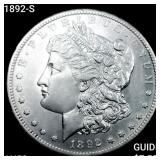 1892-S Morgan Silver Dollar CLOSELY UNCIRCULATED