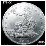1875-CC Silver Trade Dollar UNCIRCULATED