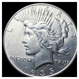1935 Peace Silver Dollar CHOICE BU
