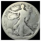 1916-S Walking Liberty Half Dollar NICELY  CIRCUL
