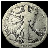 1916-S Walking Liberty Half Dollar NICELY  CIRCUL