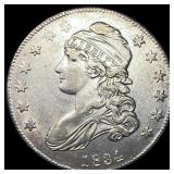 1834 Capped Bust Half Dollar CLOSELY  UNCIRCULATE