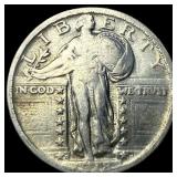 1918-D Standing Liberty Quarter LIGHTLY  CIRCULAT