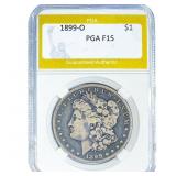 1899-O Morgan Silver Dollar PGA F15