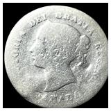 1844 Canada Half Penny Token NICELY CIRCULATED