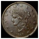 1840 Braided Hair Large Cent CHOICE AU