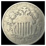 1868 Shield Nickel NICELY CIRCULATED