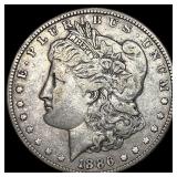 1886 Silver Morgan Dollar NEARLY UNCIRCULATED