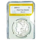 1899-O Morgan Silver Dollar PGA Fine Details Micro