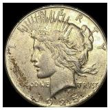 1925-S Silver Peace Dollar NEARLY UNCIRCULATED