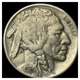 1924-S Buffalo Nickel NEARLY UNCIRCULATED