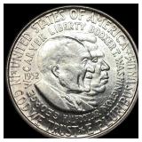 1952 Silver Booker T. Washington/Carver Half Dolla