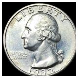 1932-S Silver Washington Quarter UNCIRCULATED