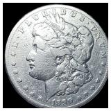 1890-CC Silver Morgan Dollar LIGHTLY CIRCULATED