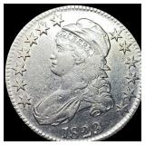 1823 Capped Bust Half Dollar NEARLY  UNCIRCULATED