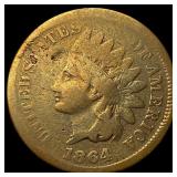 1864 Bronze Indian Head Cent NICELY CIRCULATED