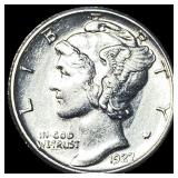 1927-S Silver Mercury Dime CLOSELY  UNCIRCULATED