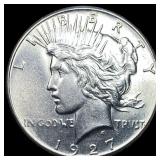 1927 Silver Peace Dollar UNCIRCULATED