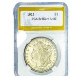 1921 Morgan Silver Dollar PGA Brilliant UNC