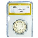 1922 Grant Half Dollar PGA MS66