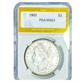 1903 Morgan Silver Dollar PGA MS64