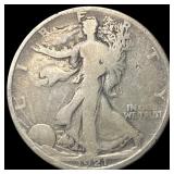 1921 Silver Walking Liberty Half Dollar NICELY CIR